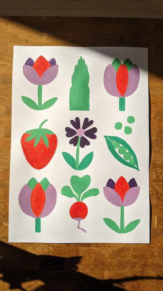 Carte/Affiche - Printemps