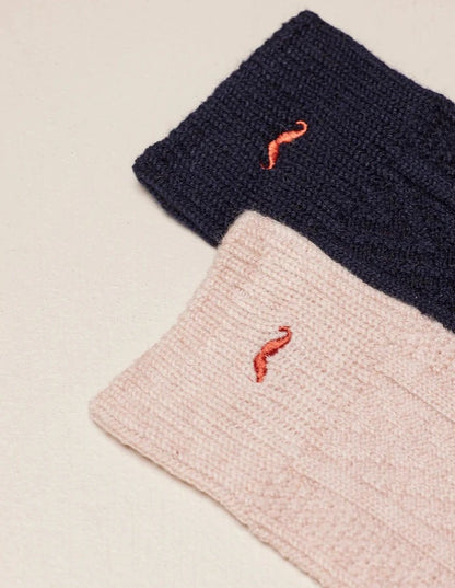 Pack de 3 chaussettes homme : montage  navy/écru