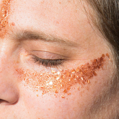 Paillettes cuivre biodégradables