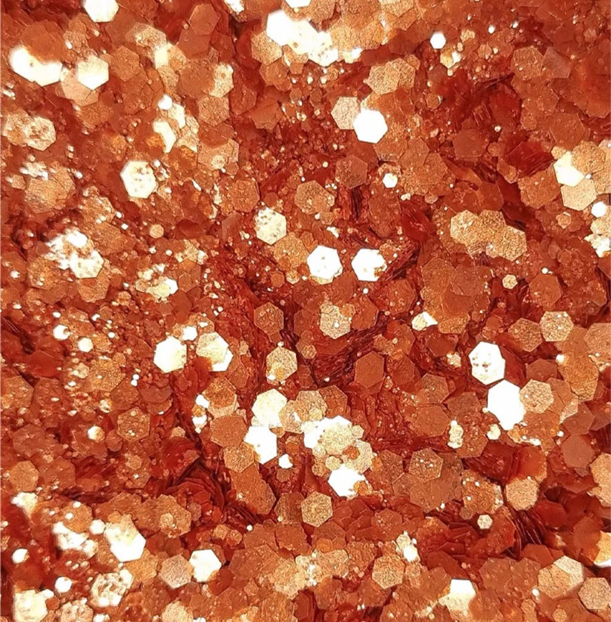 Paillettes cuivre biodégradables