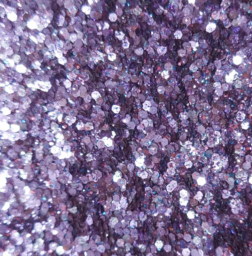Paillettes violettes biodégradables