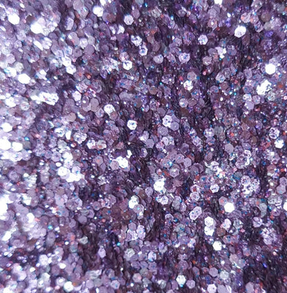 Paillettes violettes biodégradables