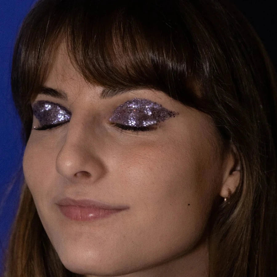 Paillettes violettes biodégradables