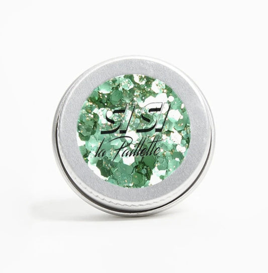 Paillettes vertes biodégradables
