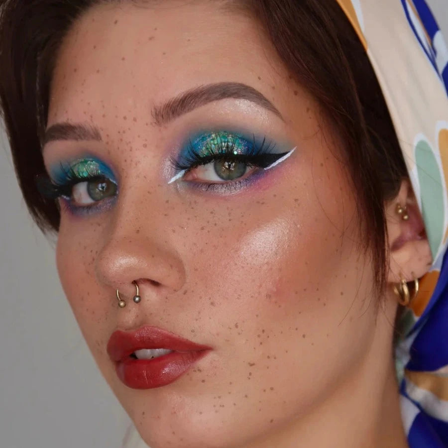 Paillettes vertes biodégradables