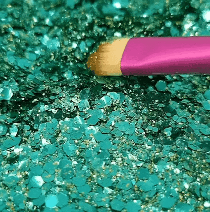 Paillettes vertes biodégradables