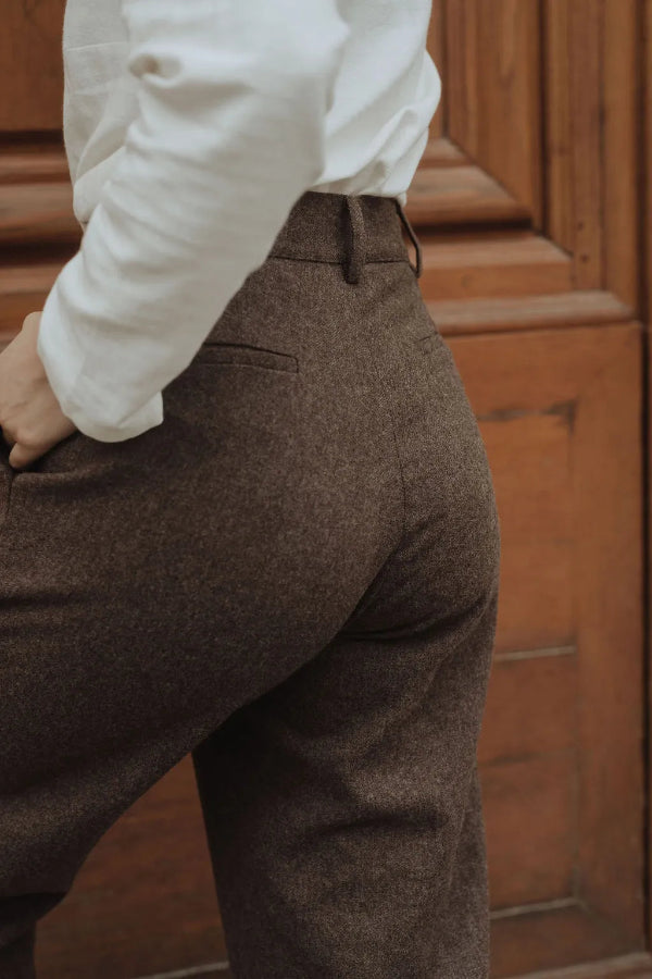 pantalon laine copenhagen de dos