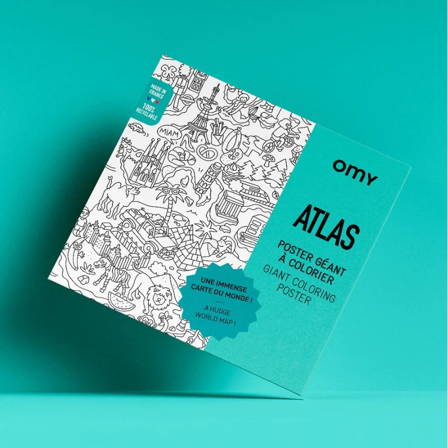 Poster géant Atlas OMY