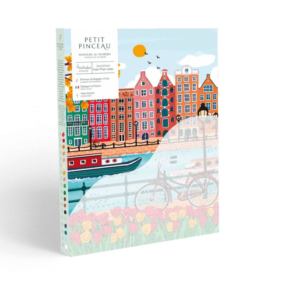 Coffret peinture au numéro - Amsterdam par Nidhi Kachhadiya 