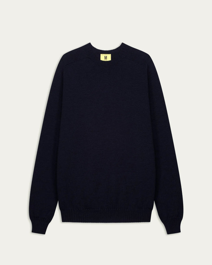 Pull en laine marine