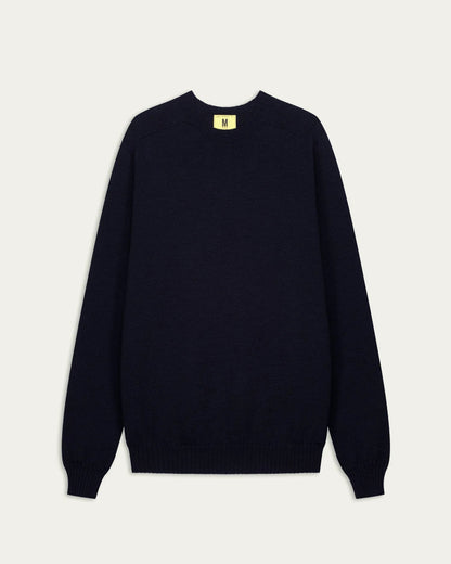 Pull en laine marine