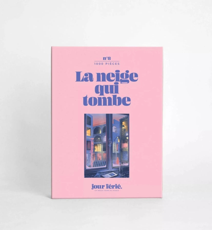 Puzzle 1000 pièces La neige qui tombe XL