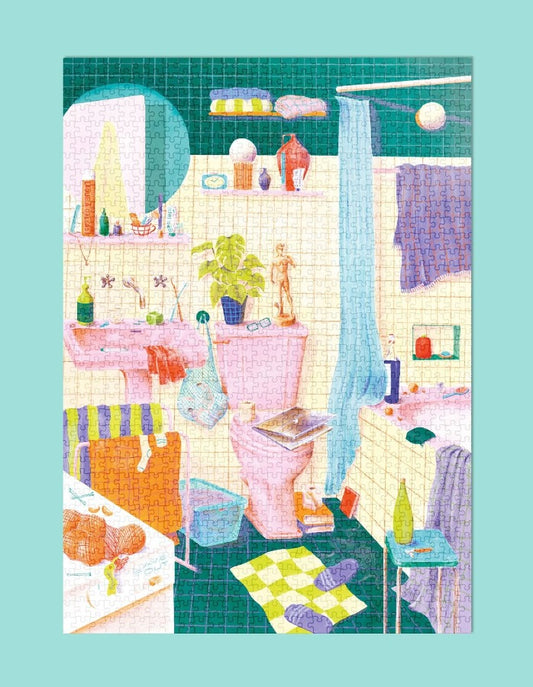 Puzzle 500 pièces - La soirée mousse