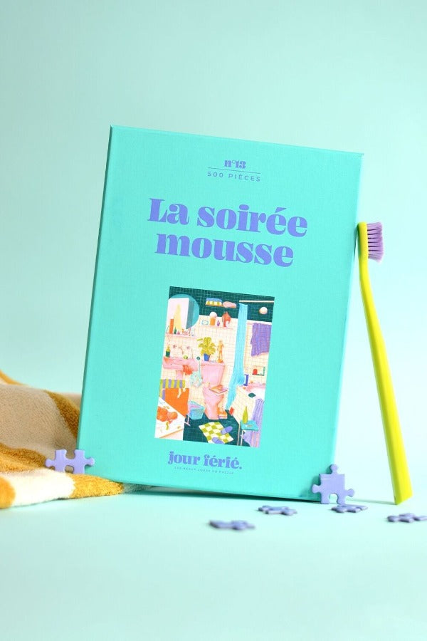Puzzle 500 pièces -  La soirée mousse