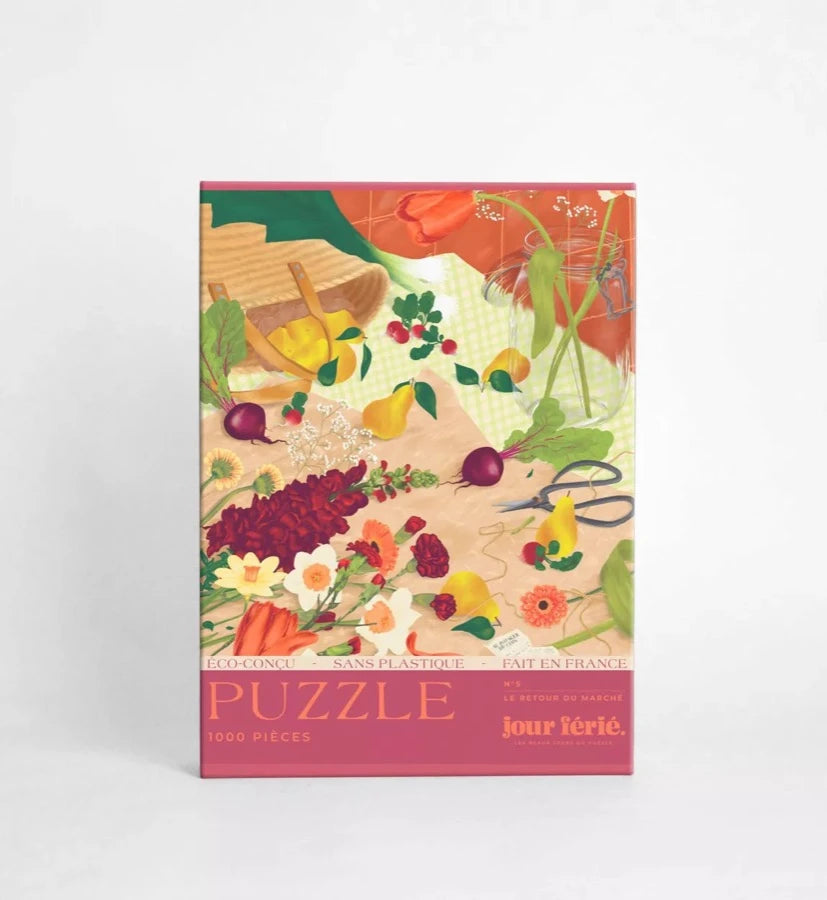Puzzle 1000 pièces Le retour du marché