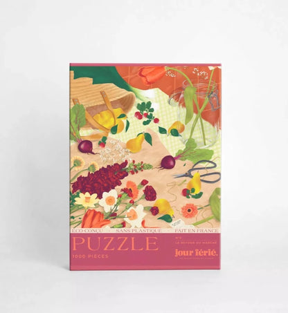 Puzzle 1000 pièces Le retour du marché