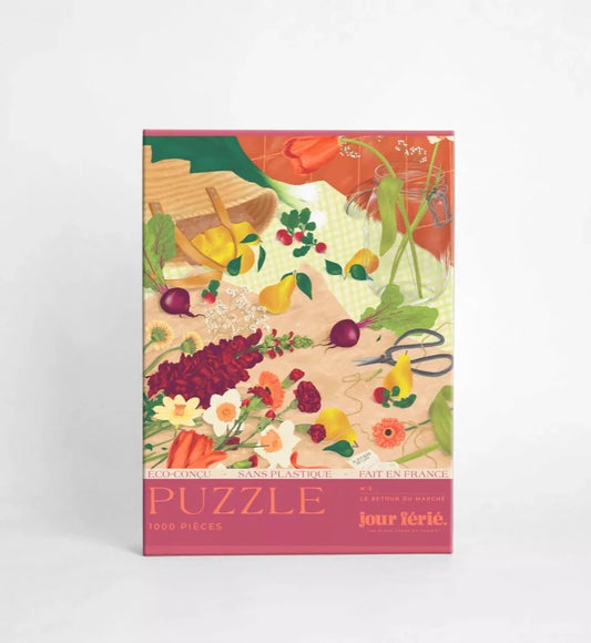 Puzzle 1000 pièces Le retour du marché