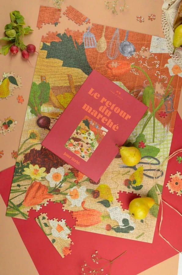 Puzzle 1000 pièces Le retour du marché