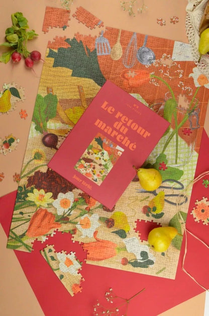 Puzzle 1000 pièces Le retour du marché