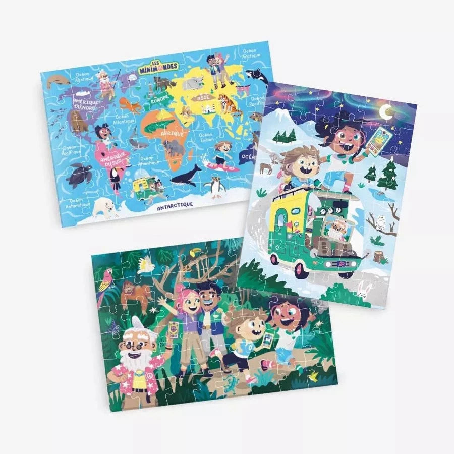 Puzzles Pour Enfants - Les mini mondes