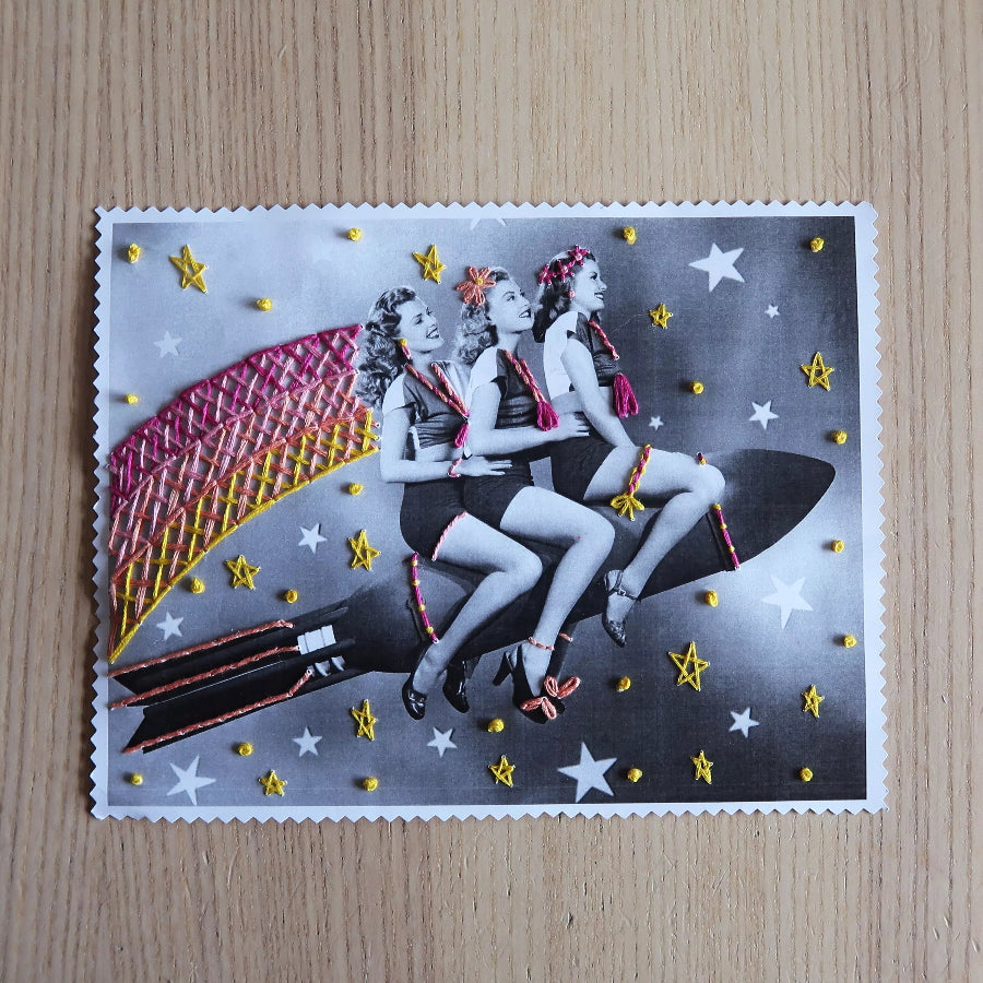 Affiche à broder - Rocket Ladies