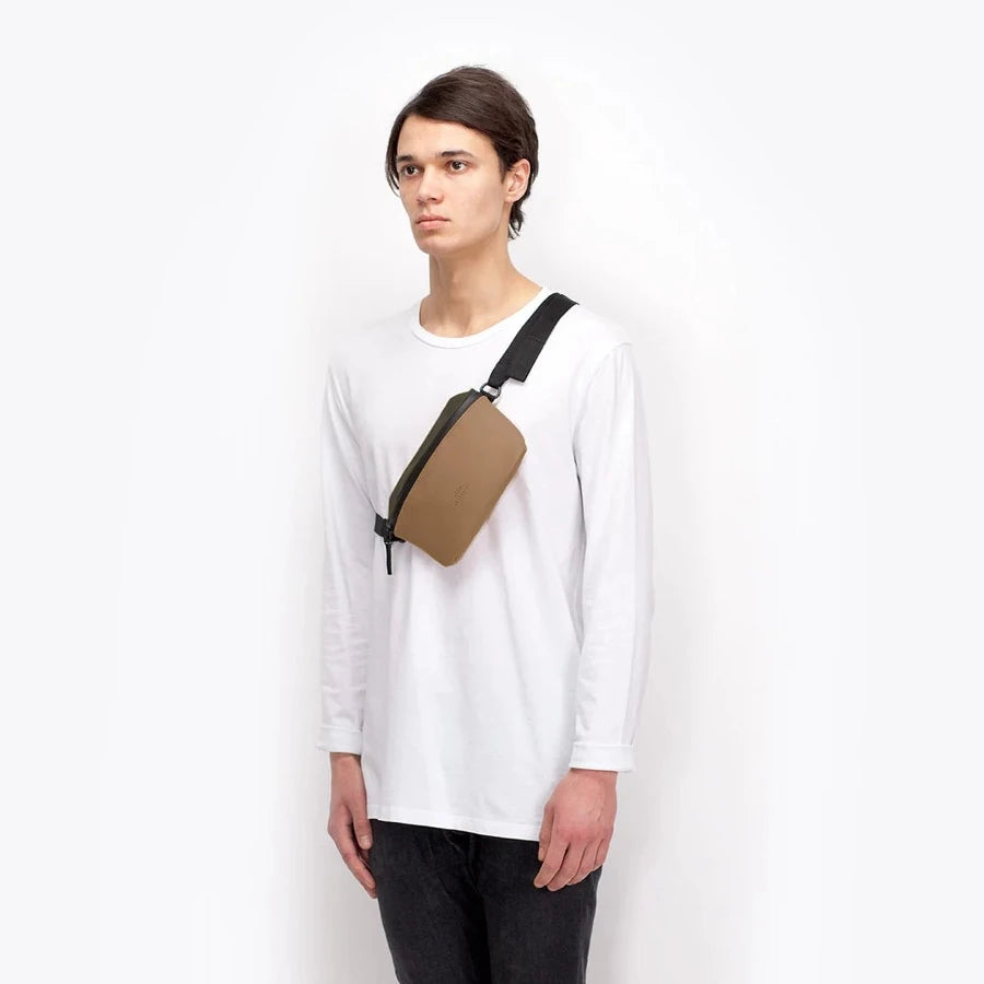 Sac banane imperméable jona Olive-Almond