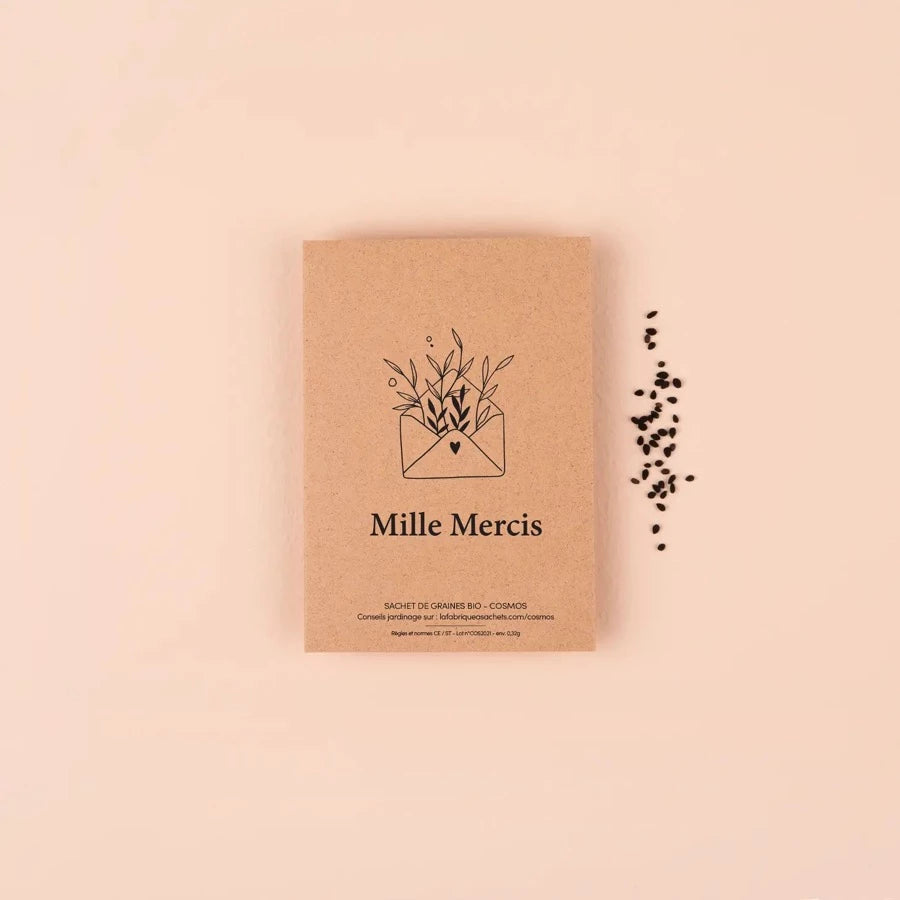 Sachet graines - Mille mercis