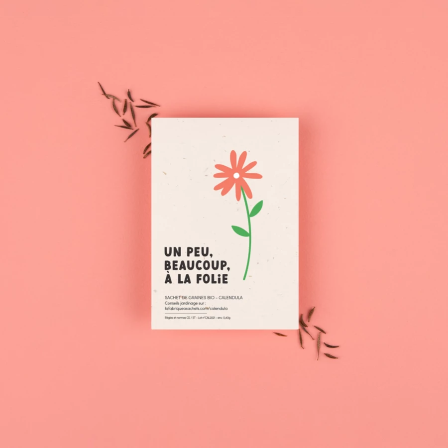 Sachet graines - un peu, beaucoup, à la folie