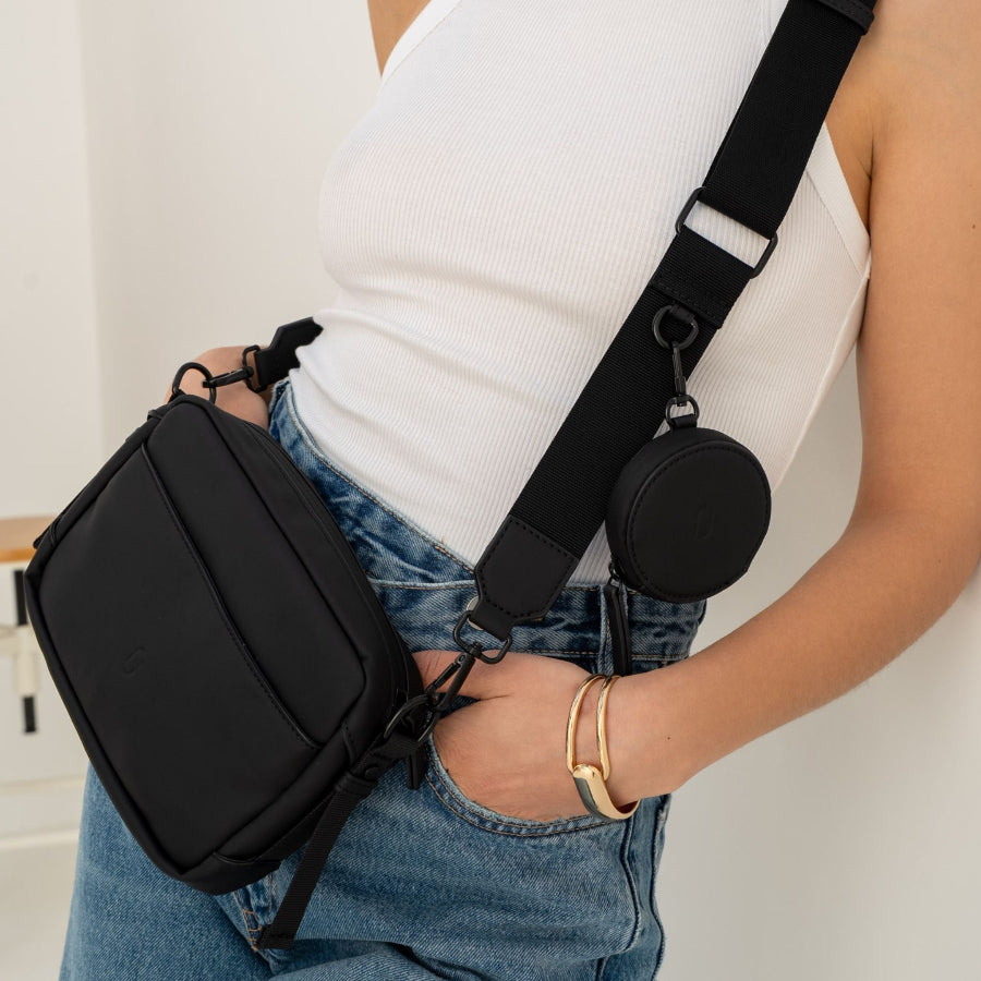 Sacoche vegan joomi noir zoom