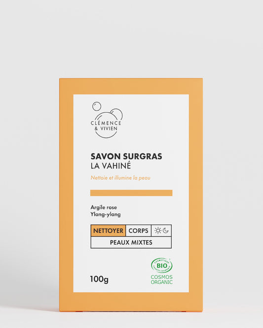Savon Bio saponifié à froid Le Vahiné Clémence & Vivien packaging