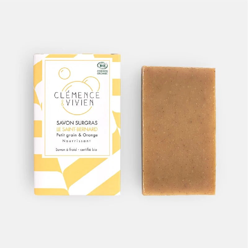 Savon Bio saponifié à froid Le Saint Bernard Clémence & Vivien