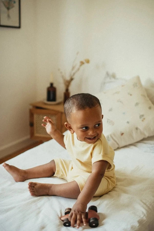 Short évolutif Jaune pastel