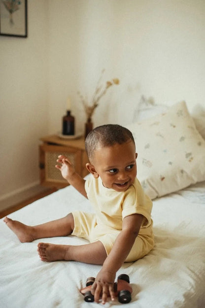 Short évolutif Jaune pastel