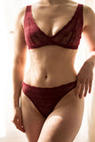 Soutien-gorge foulard Dawa - Grenat