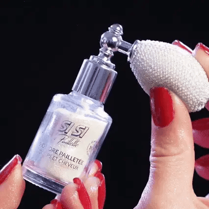 Spray poudre pailletée Holo si si la paillette utilisation