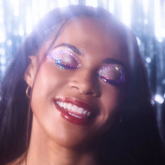 Strass Rainbow maquillage visage