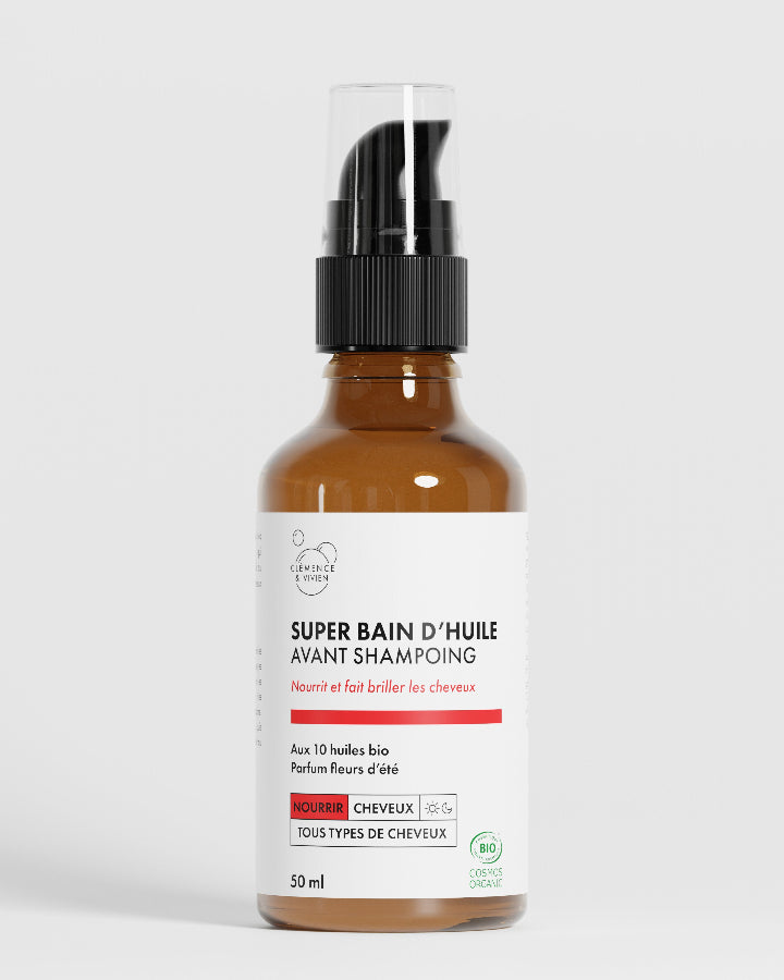 Super bain d'huile avant shampoing Clémence et vivien packshot