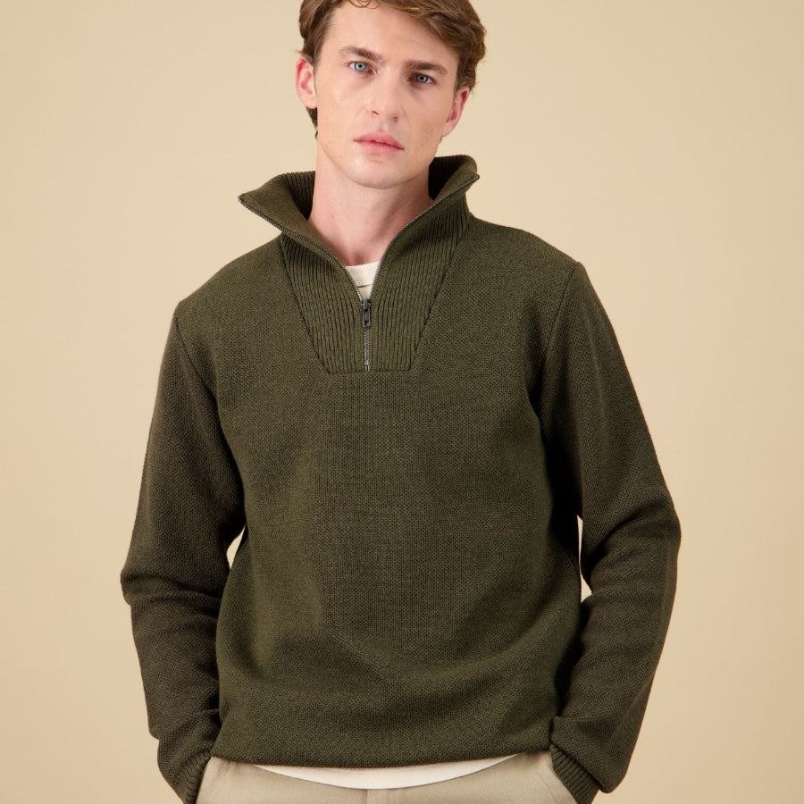 Pull Youri camionneur - Kaki