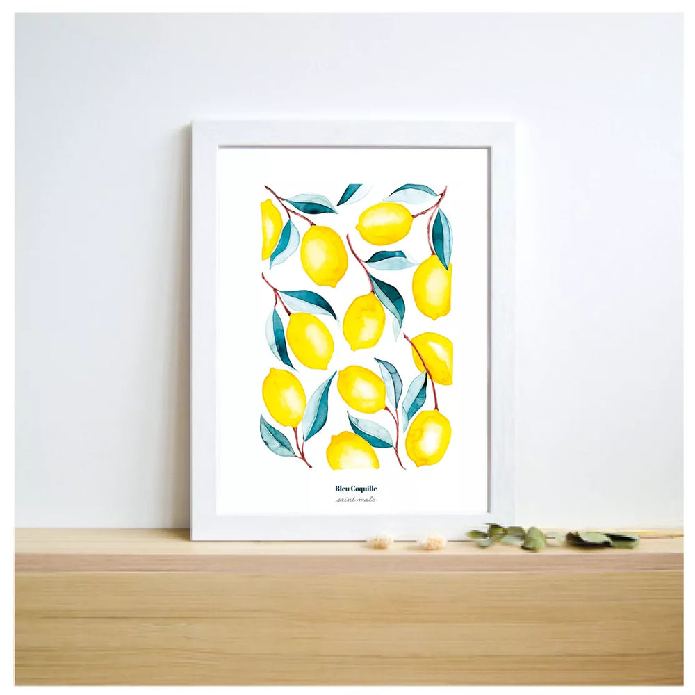 Affiche A4 - Les citrons