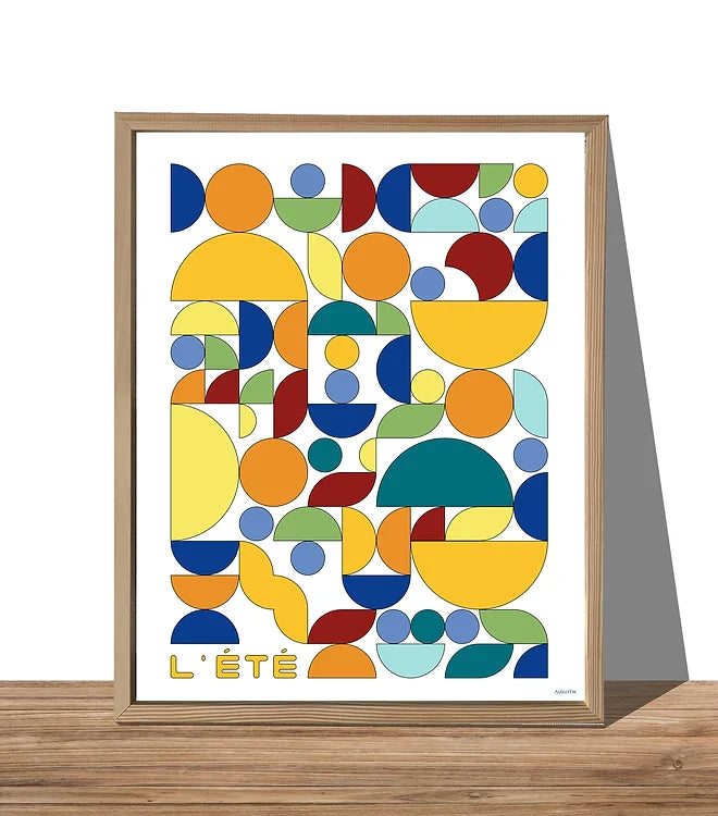 affiche L'été - Augustin