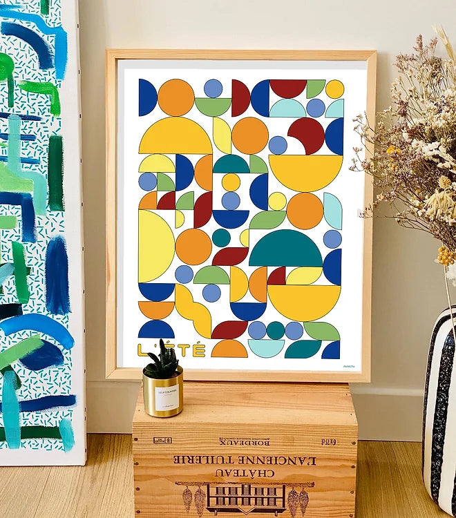 affiche L'été - Augustin