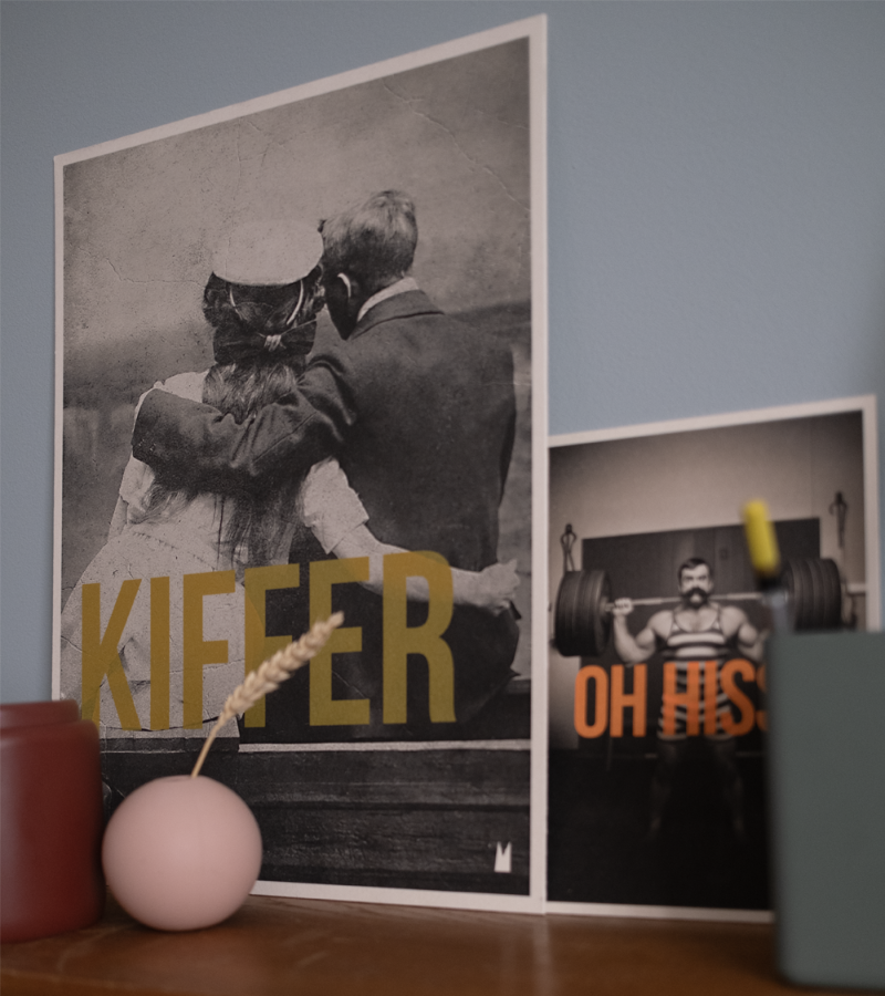 affiche décorative Kiffer carte kencre