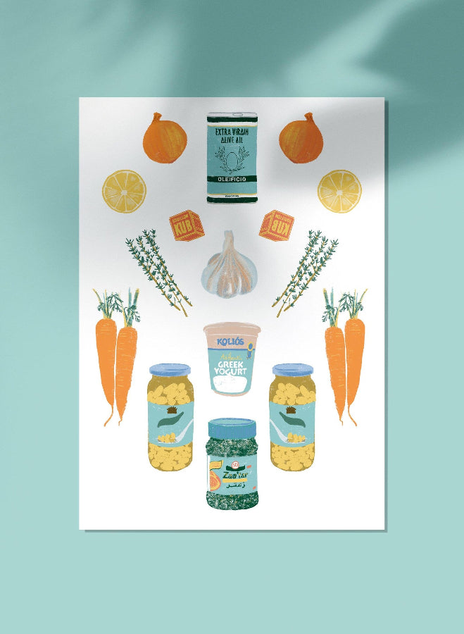 affiche lucie leforestier soupe de carrotte zaatar