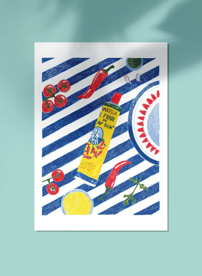 affiche tube de harissa