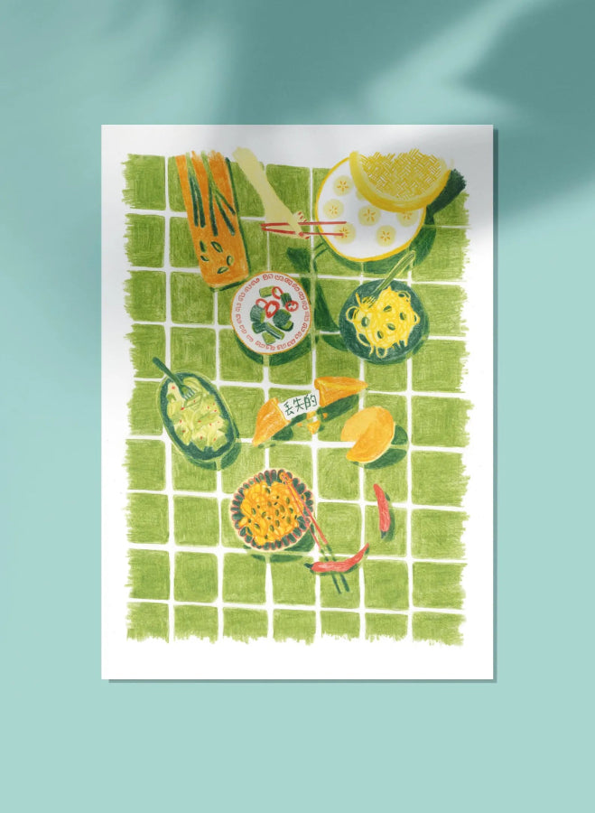 affiche cuisine chinoise