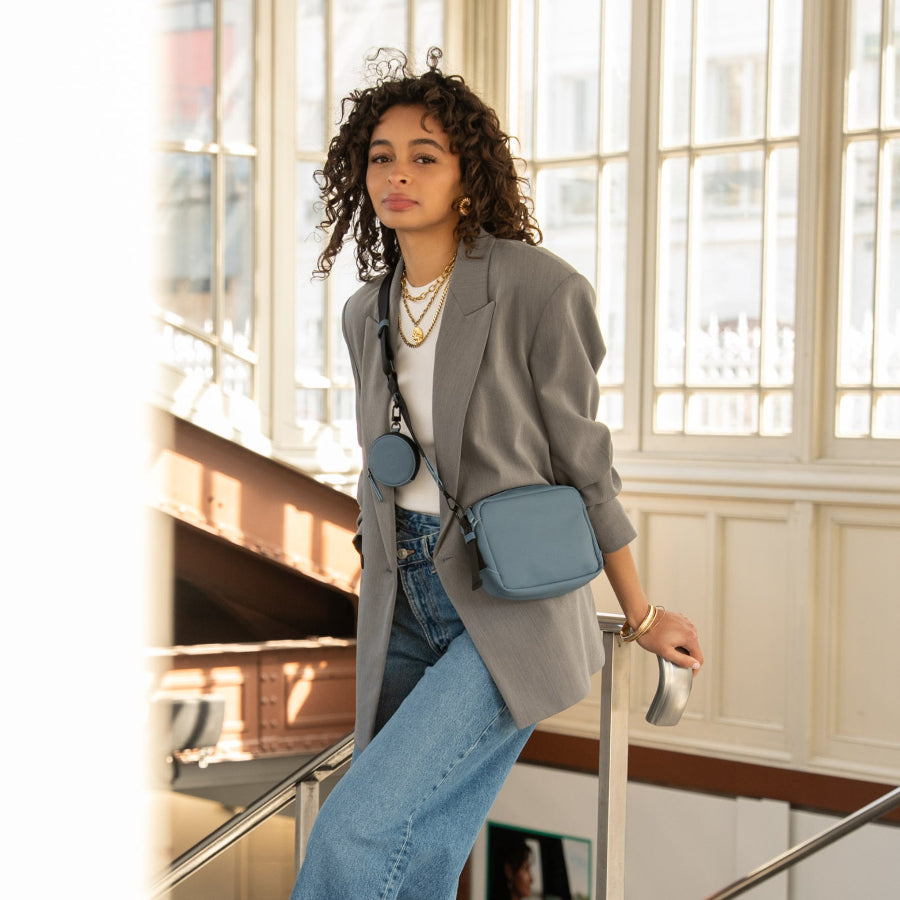 sacoche femme bleue joomi