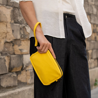 sacoche jaune joomi à main