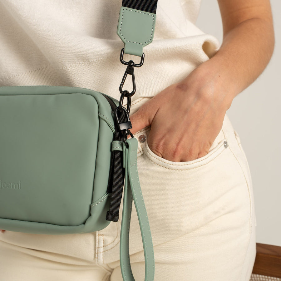 sacoche verte zip joomi 