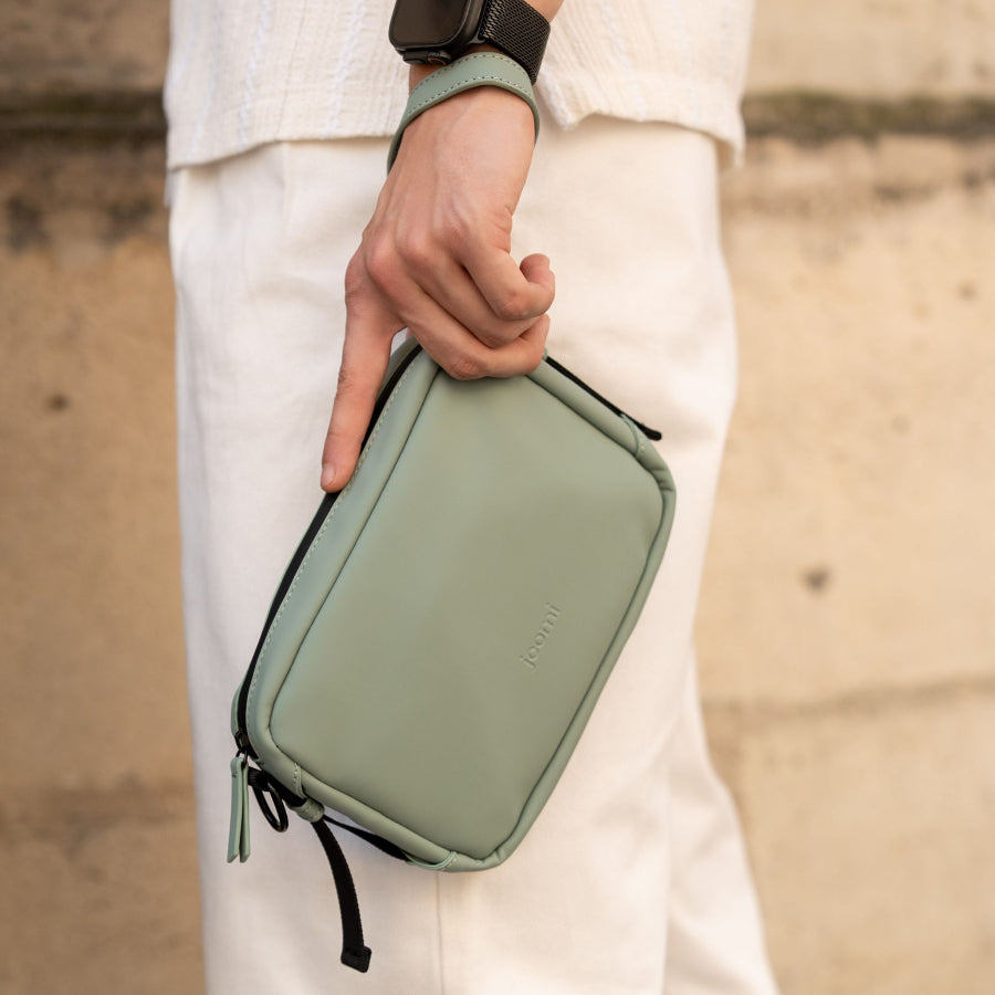 sacoche joomi verte à main