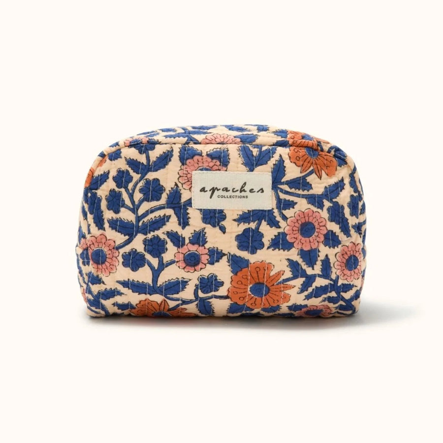 Trousse gaya - Coeur Bleu royal